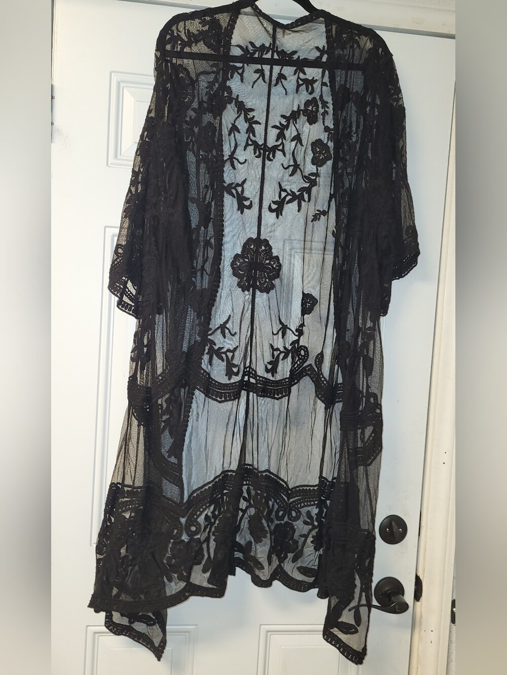 Kimono Style Over Drape Midi Lightweight